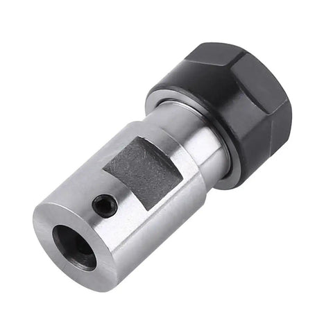 Heavy Duty Er 11 Collet Chuck Spacer Sleeve Shaft Extender Steel Straight Shank Durable For Boring Milling And Drilling Motor Spindle Upgrade Tool, side view