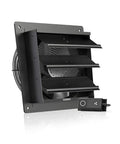 Airlift S10 Shutter Exhaust Fan With PWM Controlled 10 Speed Controller And EC Motor For Killer Airflow And Easy Wall Mount Ventilation.