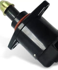 Idle Speed Control Valve For Throttle Stepper Motor, 4 Pin Adjustable Airflow Idle Air Control Valve, Keeps Engine Idle Smooth, Easy Install, Black
