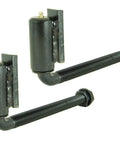 2 Pack Heavy Duty Gate Hinges Three Quarter Inch J Bolt Adjustable 900 Pound Per Hinge Ball Bearing Gate Hardware With Grease Zerk