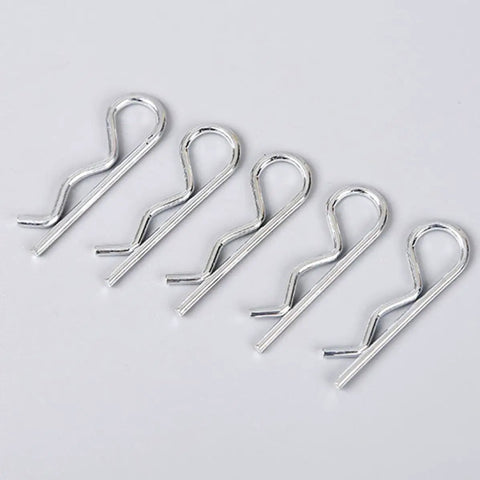 R Shape Cotter Pins Assortment Kit 150 Pieces Carbon Steel Small Spring Pins With Durable Storage Box Heavy Duty And Easy To Store