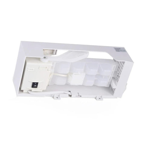 Ice Maker Assembly W10873791 for Refrigerators white plastic ice maker module with mold tray and switch