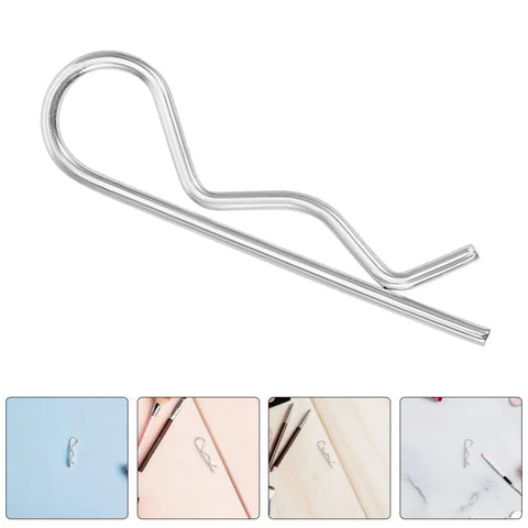 Top Notch Stainless Steel Cotter Pins And R Shape Fasteners for Heavy Duty Hitch applications, showing a stainless steel R pin fastener.