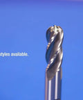 High Speed Steel End Mill Set With 3/8 Inch Shank Includes 1/4, 3/8, And 1/2 Inch 2 Flute Square End Mills For Slotting Plunging And Edge Milling Built Tough As Nails For Heavy Duty Metalwork close-up view