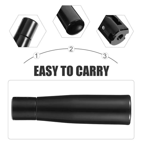 Revolving Handle Grip Handwheel For Machine Tools Built Tough And Easy To Store Durable Crank Handle shown in black