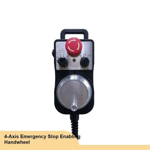 Electronic Handwheel Motion Control System For CNC Machining, 5V MPG Pendant, 4 Axis Or 6 Axis Handwheel With Emergency Stop