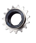 Single Speed Freewheel 15T For BMX And Fixed Gear Bikes Chrome Moly Steel With Nickel Plated Teeth Black Lock Ring Inner Diameter 29mm 30 POE Engagement M30x1 Hub Thread Fits One Half Inch By Three Thirty Second Chains Up To Nine Speed