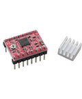 3 Pack A4988 Stepper Motor Driver Module for 8 to 35V 1A with One Sixteenth Microstepping and heatsink