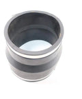 Flexible Rubber Pipe Coupling 6 Inch By 5 Inch, Durable Sewer Drain Repair Fitting, Quick Install, Leak Proof Connection With Universal Clamp Style, Ideal For Home Plumbing And Vent Lines., black rubber pipe coupling with stainless clamp for sewer drain repair