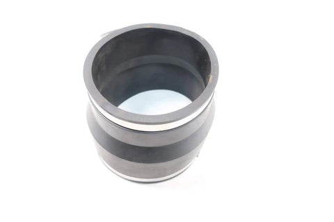 Flexible Rubber Pipe Coupling 6 Inch By 5 Inch, Durable Sewer Drain Repair Fitting, Quick Install, Leak Proof Connection With Universal Clamp Style, Ideal For Home Plumbing And Vent Lines., black rubber pipe coupling with stainless clamp for sewer drain repair
