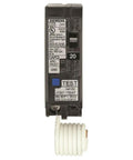 QA120AFCP 20 Amp Single Pole 120V Plug On Combination AFCI Breaker with LED Trip Indicator front view