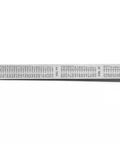 6 Inch Machinist Pocket Rule With 32nds And 64ths, Decimal Equivalents Chart, Premium Stainless Steel, Flexible, Durable Tool For Pros And DIYers In The Shop. shown with pocket clip
