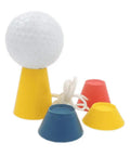 Winter Golf Tees Set For Frosty Ground And Indoor Use, Colorful Rubber Tees With Four Heights 12mm 17mm 22mm 37mm, 16 Piece Pack