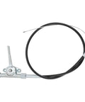 Rock Solid Compactor Throttle Cable Assembly 56035046 with steel lever and black cable for heavy duty machinery use