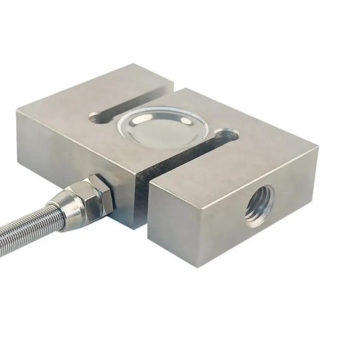 Beefy Heavy Duty S Type Load Cell 5kg to 20t Tension and Compression Sensor with High Accuracy Stainless Steel Build 4-20 mA and mV/V Output Perfect for Material Testing Crane Scales and Industrial Automation, stainless steel body