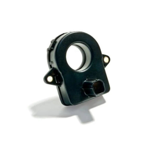 Dead Accurate 500A Current Sensor Transformer With Fluxgate Tech For Electric Vehicle Battery Management Systems, black plastic casing.