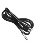 Heavy Duty Replacement Power Cord Eight Feet Long Black 16 Gauge Plug Fits tools like drills, grinders, and miter saws.