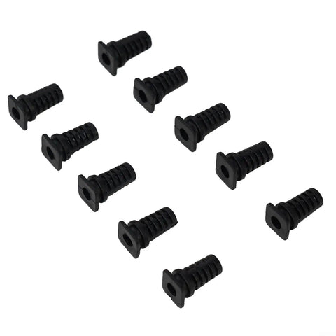 10 Pack Cable Gland Strain Relief Bushings Set With 3.5 Mm 4 Mm And 5 Mm Inner Diameters Rubber Cord Sleeves for Power Tools
