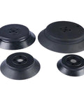 Heavy Duty Pfg 25n Rubber Suction Cup Chuck for Pa Pneumatic Manipulator, four rubber pads with different sizes and hole patterns.