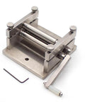 DIY Manual Plate Rolling Machine For Soft Metal Sheets And Tubes Mini Bending Tool for hobbyists with adjustable metal rollers