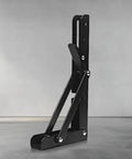 Heavy Duty Collapsible Shelf Brackets Set 2 Pack Wall Mount Holds Up To 90Kg Stainless Steel Folding Shelf Brackets side view