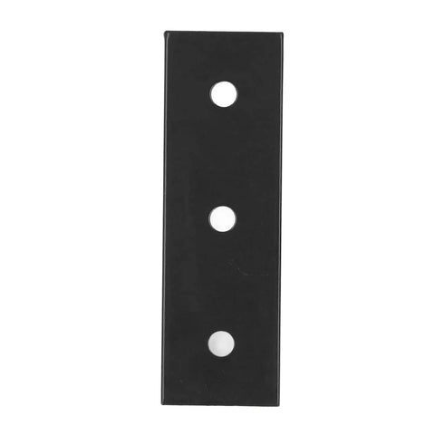 Aluminum Joint Plate Mending Bracket for Furniture Repair, 2 Pack, rustproof with three holes for easy installation.
