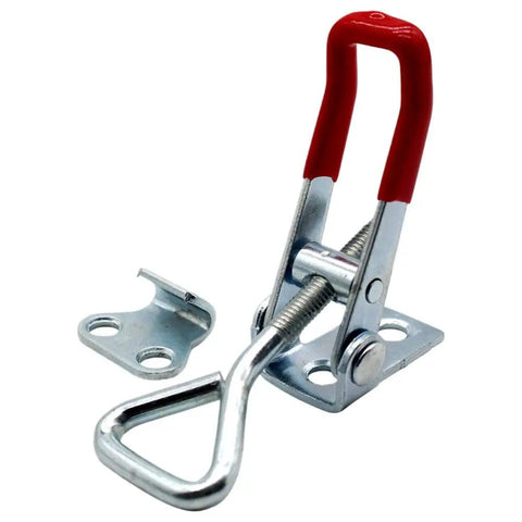 Heavy Duty Pull Latch Clamp With 360 Pounds Capacity Adjustable Hook And Toggle Fastener That Lets You Lock Doors Securely In A Breeze For Trucks, Cabinets Or Heavy Storage Gear, metal latch