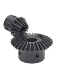 Bevel Gear 1.5 Module With 1 To 2 Ratio And 40 Teeth Great For DIY Projects Steel Inner Hole 8 To 15 mm