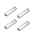 Magnetic Latches 4 Or 10 Pack 304 Stainless Steel Cabinet Hardware, visible top angle, for furniture and cabinets, easy install