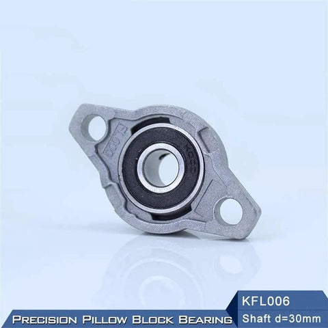 Rock Solid Zinc Alloy Pillow Block Housing Flange 30mm Bearing Mount Kfl006 Tmp1105 Heavy Duty Precision Shop Machines Running Smooth And Last Long Essential For Mechanics Need Reliability Knockout Quality KFL006 shaft d=30mm