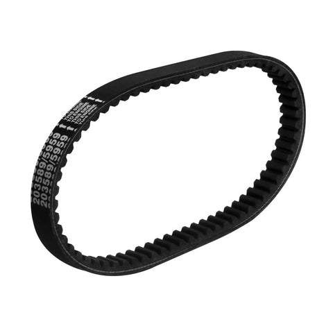 Black drive belt from Torque Converter Kit For Go Kart And Mini Bike 30 Series With 6.5 HP 3/4 Inch Belt Drive Includes 10T To 41T Pulleys.