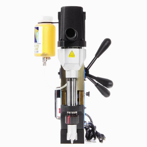 RotoBrute AC35 MiniBrute portable magnetic drill press with dual black handles and power cord