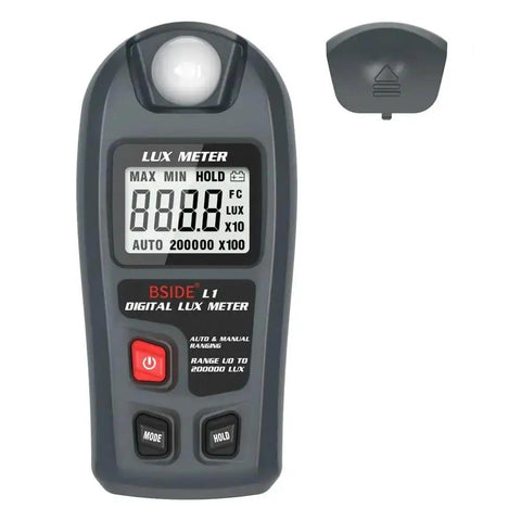 Pocket Light Meter For Photography And Plant Growth With LCD Display Lux And FC Measurement Auto And Manual Range High Accuracy 0.1 To 200000 Lux Pro Grade Photometer Sensor For Quick Readings, handheld
