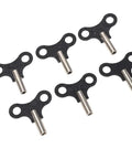 Six Pack Two Inch Steel Clock Winding Keys For Floor Clocks Durable Precision Replacement Parts With Hanging Design Compact And Easy To Store