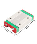 MGN12H sliding block for 300mm Linear Rail Guide With MGN12H Sliding Block For 3D Printers And CNC Machines, H Type, Easy Mount