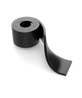 Rolled Beefed Up Heavy Duty Vibration Damping Rubber Strip 50 Duro 36 Inch By 2 Inch By One Eighth Inch Black For Superior Impact Absorption