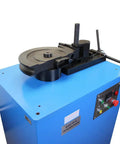 Hardcore Programmable Electric Tube Bender With Smart Plc Auto Manual Toggle 2Hp 220Volt Motor showing die rack and control panel.