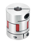 Beefy Aluminum Shaft Coupling 10mm To 13mm Flexible Spider Coupling L50mm By D40mm Coupler Jaw Spider for CNC and 3D Printers