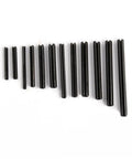 Assorted Slotted Spring Dowel Pins Kit, 450 Piece Set, arranged in various sizes, made of durable spring steel with black oxide finish.