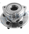 Front view of a Pair Of Front Wheel Hub Bearing Assemblies For Jeep Wrangler Grand Cherokee TJ Wagoneer 1990s Models Ready To Roll Replacement Set