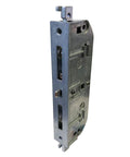 Side view of a Sliding Patio Door Mortise Lock For Two Panel Systems, Genuine OEM Replacement Hardware, showing durable metal construction.