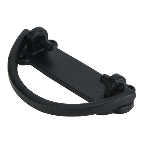 Set Of 2 Antique Chest Handles And Pulls For Treasure Chests Crates And Storage Boxes Heavy Duty Cast Iron Hardware With Black Powder Coat Finish For Durable, Weather Resistant Access And Classic Rustic Appeal.