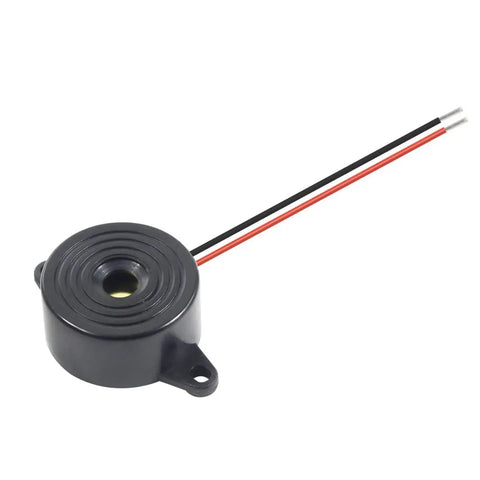 Rock Solid Active Piezo Buzzer 10 Pack Dc Three To Twenty Four Volt Straight Up Heavy Duty Electronic Alarmer With Twin Wire Leads Cranking Out Loud Eighty Five Decibel Alerts For Maker Projects And Shop Builds