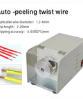 Adjustable Automatic Wire Twisting Machine For Copper Core Cables 1.2-4.2mm Outer Diameter showing stripping function and design.