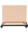 Heavy Duty Furniture Moving Dolly Set Two Pack with Adjustable Baffles and Hollow Center Frame for Irregular Bases, Four Locking Swivel Wheels, Ultra Sturdy Moving Cart for Sofas, Couches, Tables, Beds, and Appliances on box