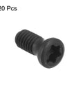 Rock Solid M3.5 X 10mm T15 Torx Countersunk Head Machine Screw, 12.9 Grade Alloy Steel, for CNC Toolholders, single screw view.