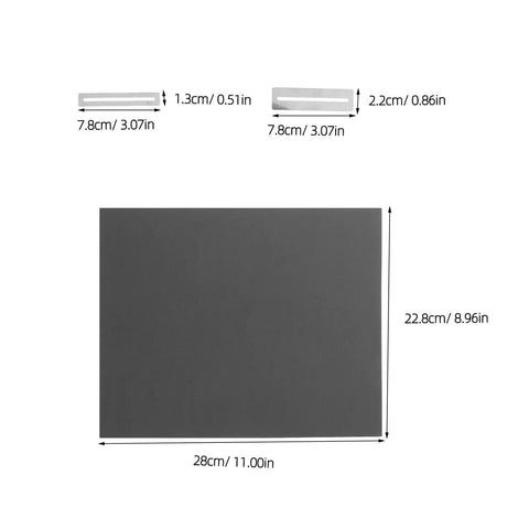 Fretboard Protector Kit For Guitar Frets Polishing And Guard Pads Includes Fret Grinding Pads And Polishing Paper Fits Most Wooden And Electric Guitars Bass Friendly For Smooth Shiny Fret Surfaces, 28x22.8cm sheet