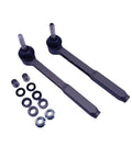 Heavy Duty Adjustable Bump Steer Outer Tie Rod Kit For Porsche 996 997 CNC Billet Aluminum components shown with spherical joints.
