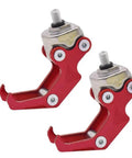 2 Pack Sturdy Metal Front Hooks For Scooter And Electric Skateboard Hang Helmets Bags And Gear CNC Processed Rustproof Front Mount