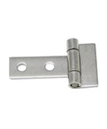 Flat Folding T Shaped Welded Hinge In Stainless Steel 304 Single Piece Beefy Heavy Duty Hardware For Cabinets Doors And Furniture Rust Resistant